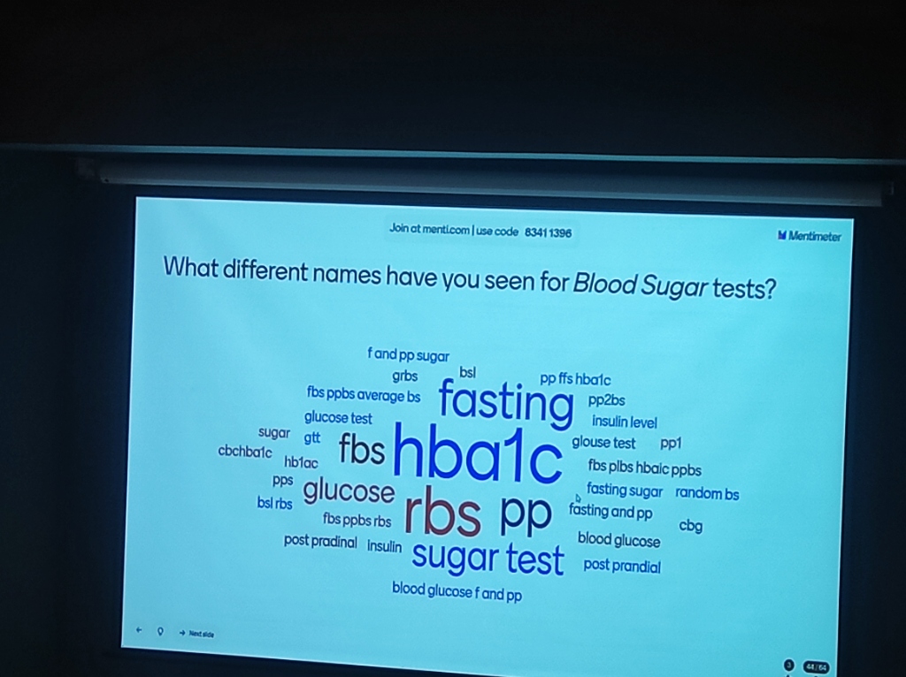 Semantic Heterogeneity: Blood Sugar Names