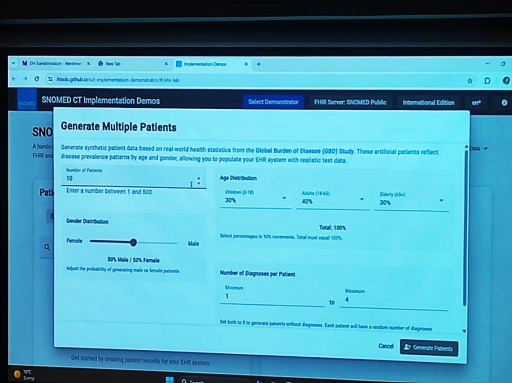 SNOMED Demo Generator